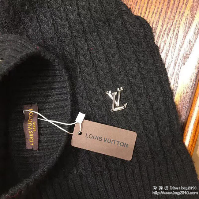 路易威登LV 秋冬新款 原單羊毛帽子圍巾套裝 情侶款 男女同款 LLWJ6200